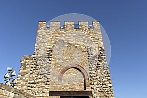 Ruins of medieval stronghold Tsarevets, Veliko Tarnovo, Bulgaria