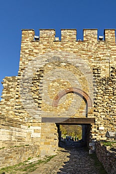 Ruins of medieval stronghold Tsarevets, Veliko Tarnovo, Bulgaria