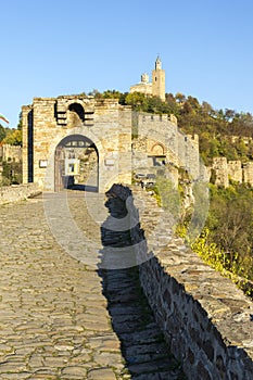 Ruins of medieval stronghold Tsarevets, Veliko Tarnovo, Bulgaria