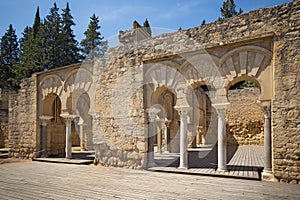 Ruins of Medina Azahara - vast, fortified Andalus palace-city