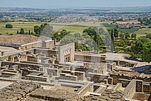 Ruins of Medina Azahara - vast, fortified Andalus palace-city photo