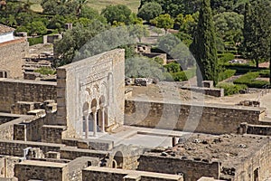 Ruins of Medina Azahara - vast, fortified Andalus palace-city