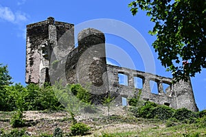 Ruins of Metternich castle in Beilstein