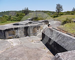 The ruins of the Middlehead fortress of Mosman