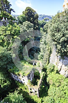 Ruins of the Mills Vallum in Sorrento, Italy