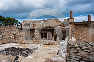 Ruins of the Minotaur's Labyrinth on Crete