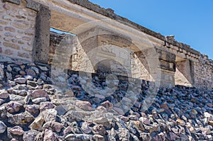 Ruins in Mitla near Oaxaca city. Zapotec culture center in Mexico photo