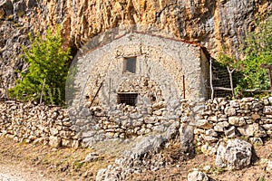 Ruins of Molisa village in Galati Mamertino town, Sicily