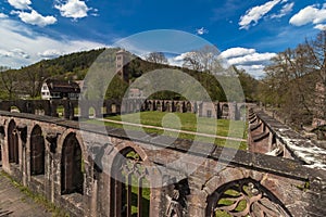 The ruins of monastery Hirsau in the Black Forest