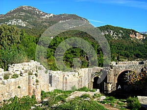 The ruins of the monestery of the Virgin Ratac