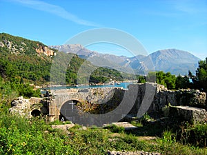 The ruins of the monestery of the Virgin Ratac