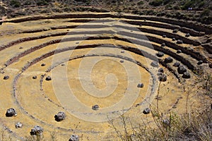 Ruins of the Morays, a plantation field used by the Inca empire