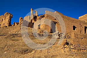 Ruins of moroccan kasbah