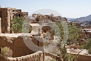 Ruins of mud city in Iran