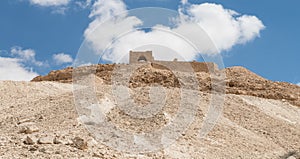 Ruins of the Nabataean city of Avdat, located on the incense road in the Judean desert in Israel. It is included in the UNESCO Wor