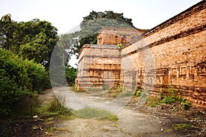 Ruins of Nalanda University situated at Bihar, Nalanda