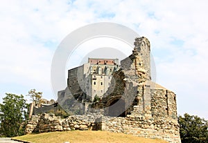 Ruins near Sacra di San Michele, Italy photo