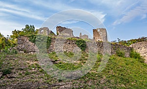 The ruins of Nevitsky castle.