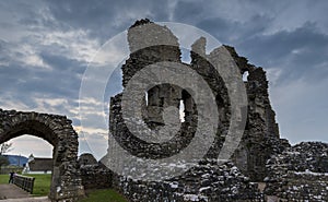 Ruins Of Ogmore Castle Glamorgan UK