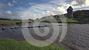 Ruins of Ogmore Castle - Wales United Kingdom