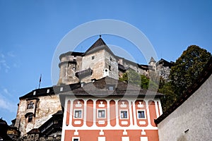 Ruins of old abandoned castle in slovakia