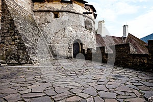 Ruins of old abandoned castle in slovakia