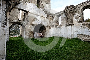Ruins of old abandoned church