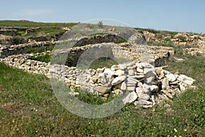 Ruins of the old antic greek town Argamum (Orgame) 5