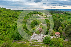 Ruins of an old Bulgarian capital Veliki Preslav.