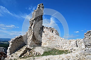 Ruins of the old Cachtice castle