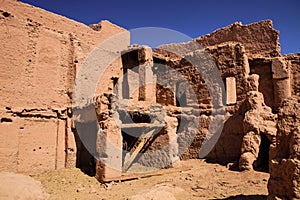 The ruins of the old castle Kasba, Morocco