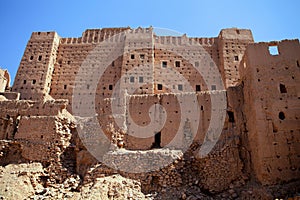 The ruins of the old castle Kasba, Morocco photo