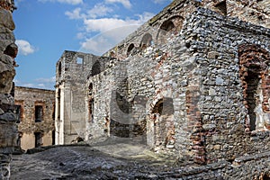 Ruins of old castle in Krzyztopor, Ujazd, Poland