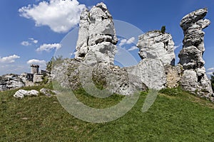 Ruins of old castle Ogrodzieniec - Poland