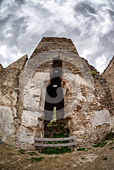Ruins of old church of St. Helena in Stranske, Slovakia