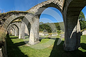 The ruins of the old cloister in Alvastra photo