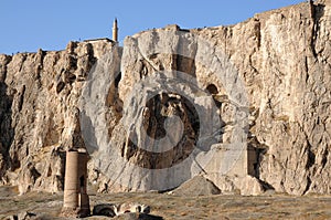 Ruins of old fort in Van, Eastern Turkey.