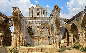 Ruins of old French Rosary church, Settihalli, Karnataka