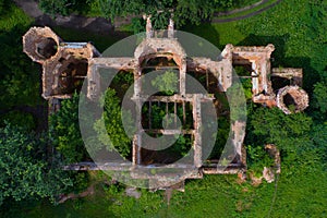 The ruins of the old house of barons Vrangel