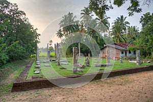 Ruins of an old image house at Tissamaharama, Sri Lanka