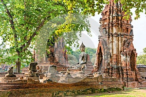 Ruins of old Siam capital Ayutthaya