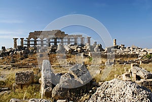 Ruins of the old temple