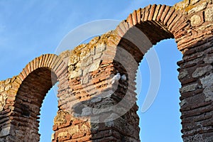 Ruins in old town Nesebar, Bulgaria