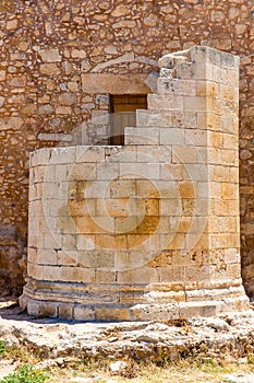 Ruins of old town in Rethymno, Crete, Greece