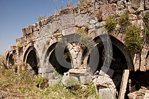 Ruins of old Tsakhats Kar Monastery, Armenia