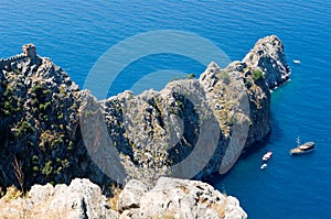 Ruins of Ottoman fortress in Alanya photo