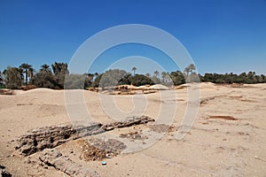 Ruins of Palace in Amarna, Egypt, Africa