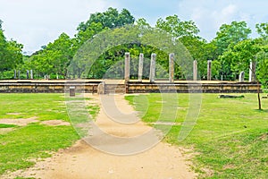 The ruins of the palace photo