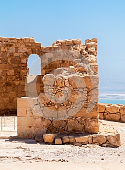 The ruins of the palace of King Herod's Masada