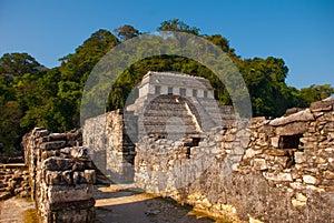 Ruins of Palenque, Maya city in Chiapas, Mexico